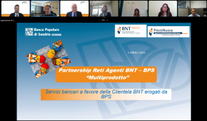 Un momento della sessione formativa per le RETI BNT Banca sul "Multiprodotto" BPS